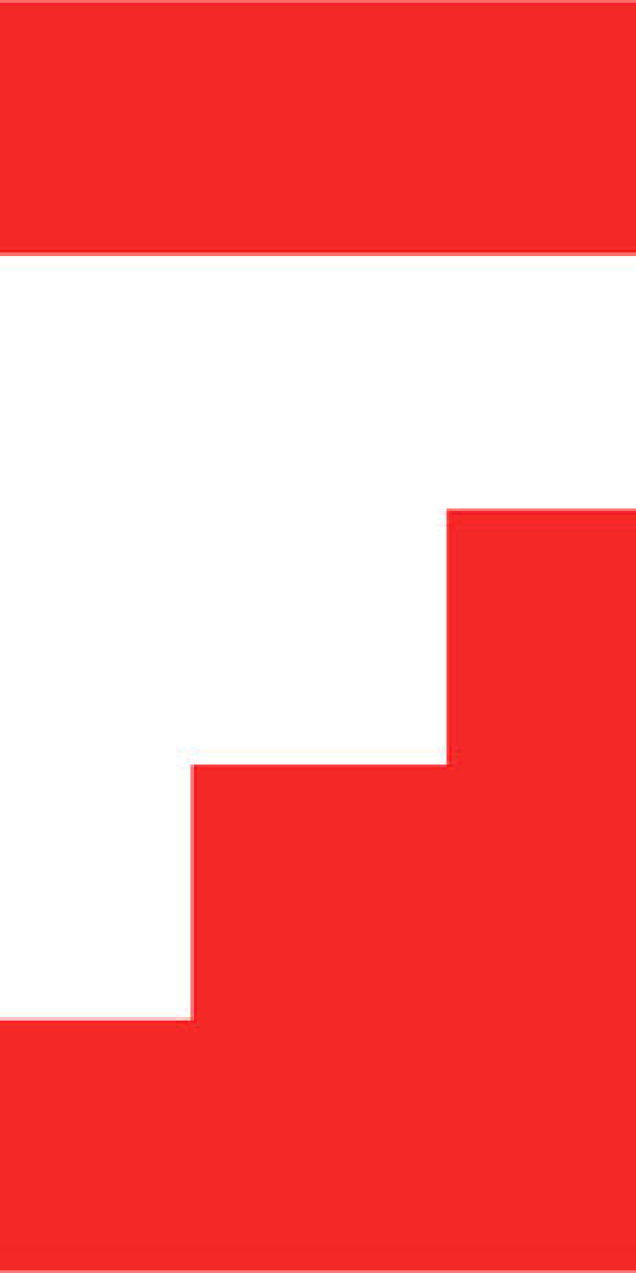 The Flipboard logo: a red square with a blocky white F in the middle.