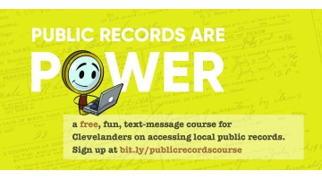 Social media promotions for Public Records Are Power